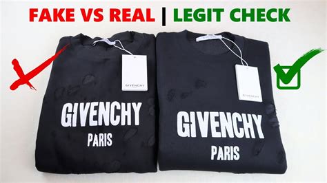 Real vs Fake Givenchy Sweatshirt Legit Check 